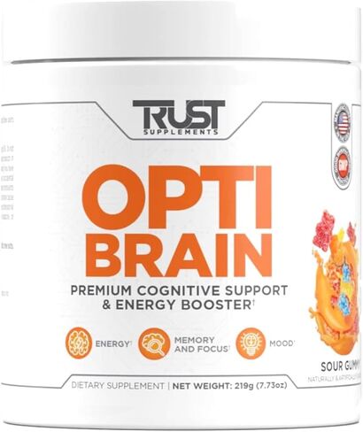 TRUST SUPPLEMENT Opti Brain - تعزيز الذاكرة والتركيز، دعم الدماغ منشط الذهن للطاقة، معزز الدماغ للصحة مع الطاقة والتركيز - معززات الطاقة المتميزة (30 حصة) in Saudi Arabia