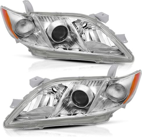 Headlight Assembly Compatible with 2007 2008 2009 07 08 09 Toyota Camry Passenger and Driver Side in Saudi Arabia