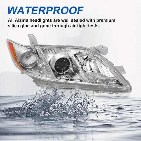 Headlight Assembly Compatible with 2007 2008 2009 07 08 09 Toyota Camry Passenger and Driver Side in Saudi Arabia