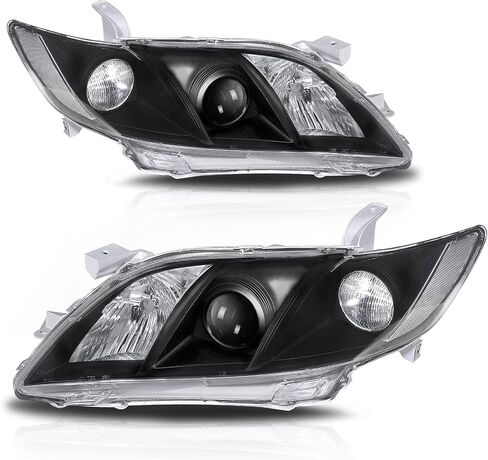 Headlight Assembly Compatible with 2007 2008 2009 07 08 09 Toyota Camry Passenger and Driver Side in Saudi Arabia