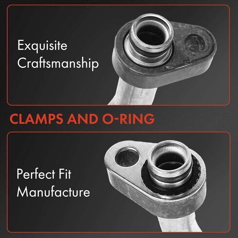 A-Premium A/C Suction Line Hose Assembly Compatible with Ford F-450 E-150 E-250 E-350 E-450 Super Duty Econoline Van Wagon, Compressor to Evap in Saudi Arabia