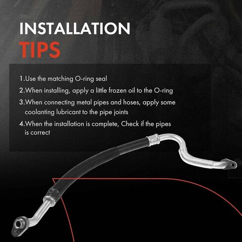 A-Premium A/C Suction Line Hose Assembly Compatible with Ford F-450 E-150 E-250 E-350 E-450 Super Duty Econoline Van Wagon, Compressor to Evap in Saudi Arabia