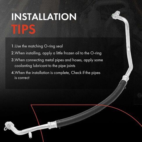 A-Premium A/C Suction Hose Assembly Compatible with Ford Explorer 2011-2019 3.5L, Police Interceptor Utility 2013-2019 3.7L, Compressor to Evap in Saudi Arabia