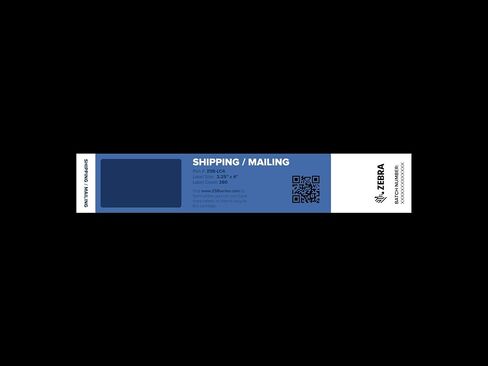 ZEBRA ZSB Series Labels - Potato Starch-Based Printer Label Paper - Recyclable Cartridge for Stickers - Versatile, Cloud-Based Adhesive - Jewelry, 2.25" x 0.5" in Saudi Arabia