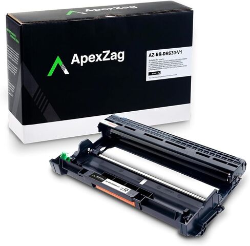 وحدة استبدال الطبل المتوافقة ApexZag DR630 DR660 DR-630 (بدون حبر) لطابعة Brother MFC-L2700DW HL-L2300D L2360DW L2320D L2340DW L2380DW DCP-L2540DW MFC-L2740DW MFC-L2685DW - أسود، عبوة واحدة in Kuwait