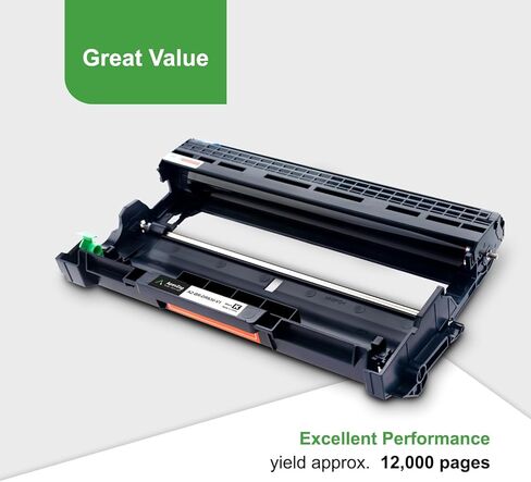 وحدة استبدال الطبل المتوافقة ApexZag DR630 DR660 DR-630 (بدون حبر) لطابعة Brother MFC-L2700DW HL-L2300D L2360DW L2320D L2340DW L2380DW DCP-L2540DW MFC-L2740DW MFC-L2685DW - أسود، عبوة واحدة in Kuwait