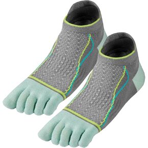 VoltStride Toe Socks for Men and Women Deodorizing Performance Five Fingers Ankle Socks Casual Socks 2 Pairs