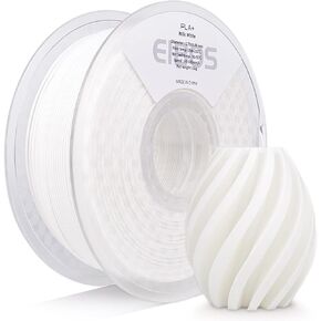 PLA+ Filament 1.75mm 1KG Spool (2.2lbs) Spools, Neatly Wound 3D Printer Filament PLA Plus,Compatible with Most FDM 3D Printers, Milk White