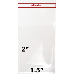 888 Display USA® - 4" x 6" 100 Bags of Ultra Clear Treat, bakery, candle, soap, cookie Bags w/Adhesive Seal (4" x 6" - 100 Count, Ultra Clear) in Kuwait