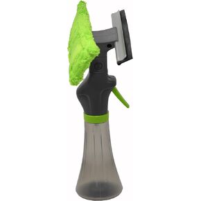 Multifunction Window Cleaner Tool Kit with Spray Bottle, Squeegee, and Microfiber Washer Head - by Home-X