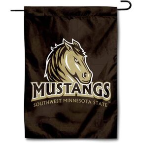 College Flags & Banners Co. Southwest Minnesota State Mustangs Garden Banner Flag