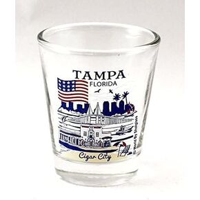 Tampa Florida Great American Cities Collection Shot Glass