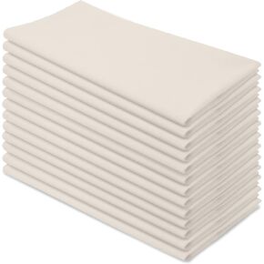 Aunti Em's Kitchen Truly Wrinkle Free Dinner Napkins, Restaurant Quality, Oversized 20 x 20 Inches | Set of 12 (Sage Green)