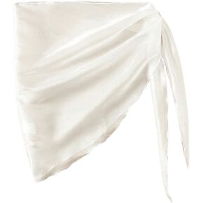 OYOANGLE Women's Beach Sarongs Swimsuit Cover Up Skirts Sheer Swim Wrap Skirts Swimwear in Kuwait