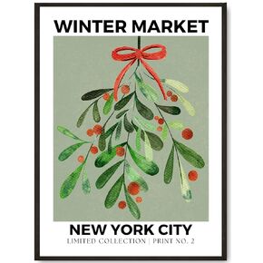 Roxbury Row Christmas Decorations for Home, Interchangeable Holiday Decor, Nutcracker Christmas Decor, Aesthetic Christmas Decor Modern, Winter Decor, Summer Lemon Decor (2-Sided Unframed 12x16)