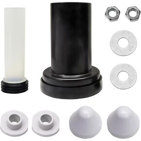 Wall Hung Toilet Tank Pipe Connector Set,Compatible with Geberit 152.404.46.1/240.752.11.1,Toilet & Bidet Replacement Parts with HDPE Plastic,Easy Installation