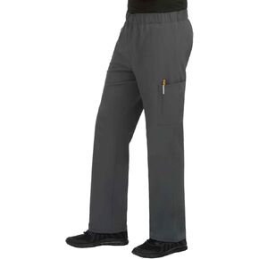 بنطال Med Couture الرجالي Performance 2 Cargo Scrub، بيوتر، صغير