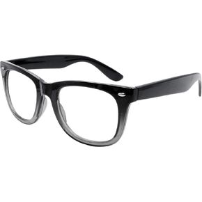 Gabriel + Simone Elwood Reading Glasses for Men and Women Fade Frame, Blue Light Blocking, Scratch-Resistant Lenses Case