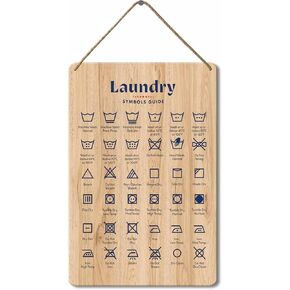 Wooden Hanging Wall Sign, the Most Memorable Days End with the Dirtiest Clothes, 8x12 Inch, Home Bathroom Laundry Room Decor