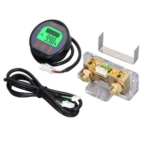 TR16H Waterproof Power Display Meter 8-120V 500A Battery Display Meter Power DC Meter Battery Monitor Multimeter