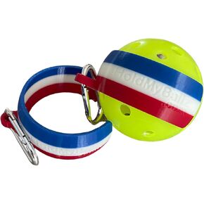 Hold My Ballz Pickleball Holder | Easy to Clip Pickleball to Bags, Nets, or Fences | 2-Pack | Pickleball Gift | HoldMyBallz | Pickleballs Not Included (Blue) in Saudi Arabia
