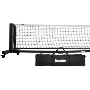 شبكة كرة البيسبول بالحجم الرسمي من Franklin Sports - شبكة كرة البيسبول الخارجية بطول 22 قدمًا لمحكمة التنظيم - شبكة ألومنيوم شبه محمولة + حقيبة حمل للممر والفناء الخلفي + المزيد - معتمدة من الولايات المتحدة الأمريكية