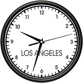 SignMission Beagle Los Angeles Wall World time Zone Clock Office Business