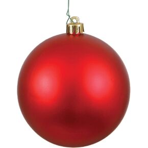 Vickerman 3" Red Matte Ball Ornament, 12 per Bag