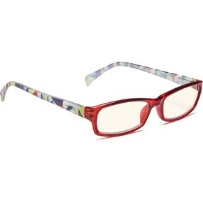 BLUELESS Fashion Ladies Computer Glasses - Pattern Design Readers Eyeglasses (Grey, 1.25)