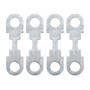 uxcell 4pcs 70A DC 32V Universal Flat Fuse Strip Metal for Car Vehicle Automotive