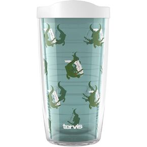 Tervis Florida - كوب سفر معزول بجدار مزدوج مصنوع في الولايات المتحدة الأمريكية من Gators Everywhere، يحافظ على المشروبات باردة وساخنة، 16oz، كلاسيكي