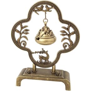Incense Holder Brass Stick Incense Burner Holder Vintage Deer Incense Stick Holder for Home Fragrance and Decoration