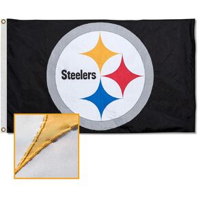 WinCraft Pittsburgh Steelers Embroidered Nylon Flag
