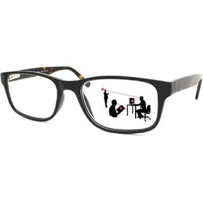 Sightline 6011 Progressive Multifocus Reading Glasses Premium Quality Acetate Frame AR Coated Lenses Medium Fit Unisex