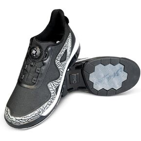 KR Strikeforce The TPC Gladiator Black/Stone High Performance Right Hand Men's Bowling Shoe