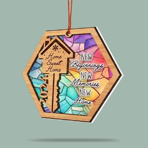 Bigfoot Christmas Ornaments - Bigfoot Ornaments for Christmas Tree - Bigfoot Suncatcher Ornament 2024 - Big Foot Sasquatch Gifts - Bigfoot Gifts for Men, Women, Kids - Bigfoot Christmas Decorations