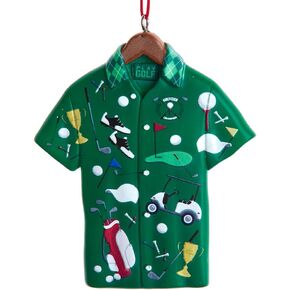 Kurt Adler Resin Golf Shirt Ornament