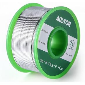 AUSTOR 0.8mm Lead Free Solder Wire with Rosin Core, 100g in Kuwait