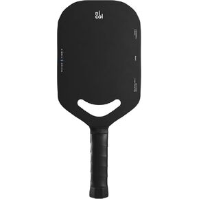Pickleball Paddle Thermoformed & Edgeless | Icarus by Nicol | Micro Gritted Carbon Fiber Racket for Enhanced Spin & Control - Aerodynamic Paddles for Fast, Powerful Swings