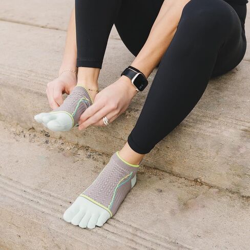 VoltStride Toe Socks for Men and Women Deodorizing Performance Five Fingers Ankle Socks Casual Socks 2 Pairs in Saudi Arabia