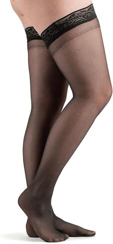 Actifi Women's Sheer 20-30 mmHg Compression Stockings, Thigh High, Firm Support in Saudi Arabia