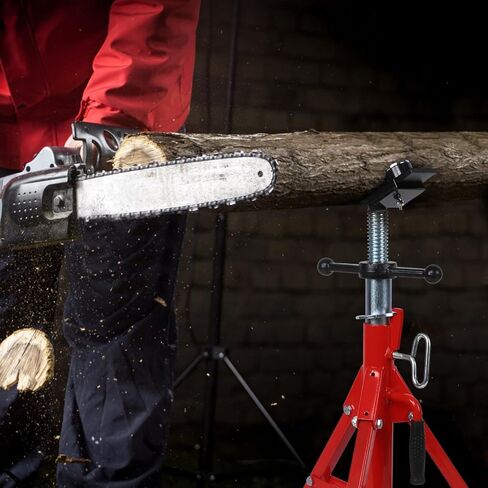 حامل أنابيب برأس على شكل حرف V لنقل كرتين وارتفاع قابل للتعديل 24-42 بوصة، حامل أنبوب قابل للطي والمحمول بسعة 2500 رطل، يدعم الأنابيب لتركيب الأنابيب واللحام وخيوط الأنابيب in Kuwait