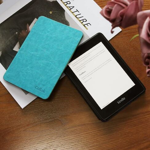 US-K11-CoBak Case for All New Kindle 10th Generation 2019 Released - Will Not Fit Kindle Paperwhite or Kindle Oasis，Premium PU Leather Smart Cover with Auto Sleep and Wake,Black in Saudi Arabia