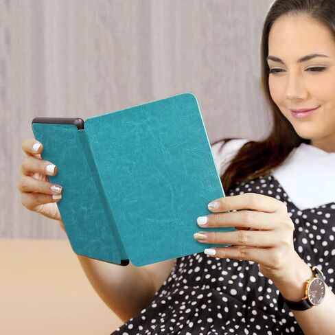 US-K11-CoBak Case for All New Kindle 10th Generation 2019 Released - Will Not Fit Kindle Paperwhite or Kindle Oasis，Premium PU Leather Smart Cover with Auto Sleep and Wake,Black in Saudi Arabia