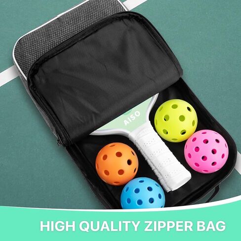 Aiso Matcha | Cute Pickleball Paddles Set of 2 | Premium Starter Set for Beginners with 4 Pickleballs and Portable Carry Bag | Lightweight & Durable Fiberglass with PP Honeycomb Core in Saudi Arabia