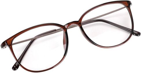 Blue Light Blocking Computer Glasses Unisex Anti Eyestrain Computer Game Reading Glasses for Men Lightweight Anti-fatigue Reading Glasses Anti Glare UV Filter Retro Round Frame TV Phone Eyeglasses in Saudi Arabia