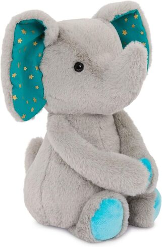 B. Toys- B. softies- فرس النهر القطيفة مقاس 12 بوصة - حيوان محشو - لعبة فرس النهر الناعمة والرمادية - ألعاب قابلة للغسل للطفل الرضيع والأطفال الصغار - Happyhues - Garry Gray Hippo - 0 أشهر in Saudi Arabia