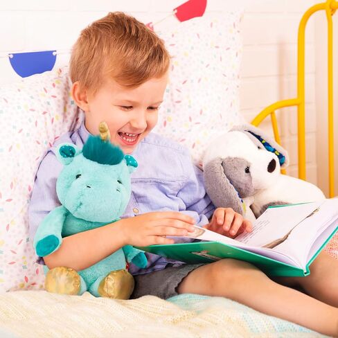 B. Toys- B. softies- فرس النهر القطيفة مقاس 12 بوصة - حيوان محشو - لعبة فرس النهر الناعمة والرمادية - ألعاب قابلة للغسل للطفل الرضيع والأطفال الصغار - Happyhues - Garry Gray Hippo - 0 أشهر in Saudi Arabia