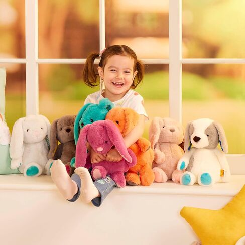 B. Toys- B. softies- فرس النهر القطيفة مقاس 12 بوصة - حيوان محشو - لعبة فرس النهر الناعمة والرمادية - ألعاب قابلة للغسل للطفل الرضيع والأطفال الصغار - Happyhues - Garry Gray Hippo - 0 أشهر in Saudi Arabia