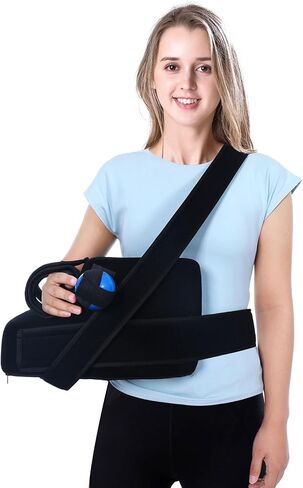 Shoulder Abduction Sling - Arm Sling for Shoulder Injury - Pain Relief Arm Pillow for Rotator Cuff, Sublexion, Surgery, Dislocated, Broken Arm, Arm Sling Shoulder Immobilizer (Right) in Saudi Arabia